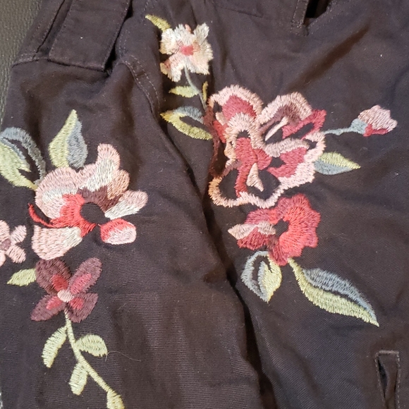 Floral fabric biker jacket - Picture 5 of 5